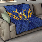 West Coast Eagles Australian Football Quilt Powerful Eagle Mascot - Bold Team Colors