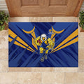 West Coast Eagles Australian Football Rubber Doormat Powerful Eagle Mascot - Bold Team Colors