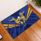 West Coast Eagles Australian Football Rubber Doormat Powerful Eagle Mascot - Bold Team Colors