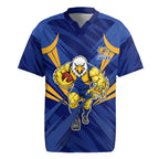 West Coast Eagles Australian Football Rugby Jersey Powerful Eagle Mascot - Bold Team Colors