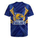 West Coast Eagles Australian Football Rugby Jersey Powerful Eagle Mascot - Bold Team Colors