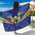 West Coast Eagles Australian Football Sarong Powerful Eagle Mascot - Bold Team Colors