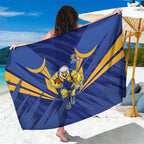 West Coast Eagles Australian Football Sarong Powerful Eagle Mascot - Bold Team Colors