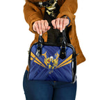 West Coast Eagles Australian Football Shoulder Handbag Powerful Eagle Mascot - Bold Team Colors