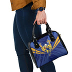 West Coast Eagles Australian Football Shoulder Handbag Powerful Eagle Mascot - Bold Team Colors
