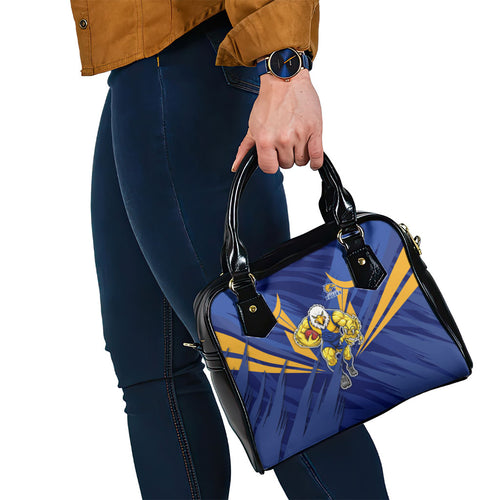 West Coast Eagles Australian Football Shoulder Handbag Powerful Eagle Mascot - Bold Team Colors