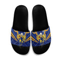 West Coast Eagles Australian Football Slide Sandals Powerful Eagle Mascot - Bold Team Colors