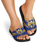 West Coast Eagles Australian Football Slide Sandals Powerful Eagle Mascot - Bold Team Colors