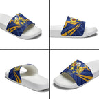 West Coast Eagles Australian Football Slide Sandals Powerful Eagle Mascot - Bold Team Colors