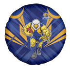 West Coast Eagles Australian Football Spare Tire Cover Powerful Eagle Mascot - Bold Team Colors