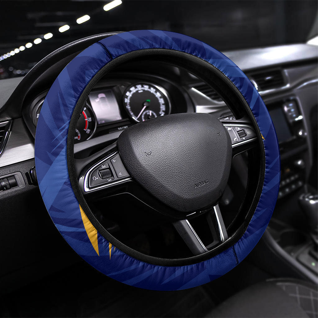West Coast Eagles Australian Football Steering Wheel Cover Powerful Eagle Mascot - Bold Team Colors