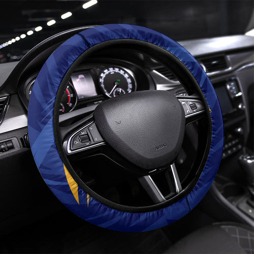 West Coast Eagles Australian Football Steering Wheel Cover Powerful Eagle Mascot - Bold Team Colors
