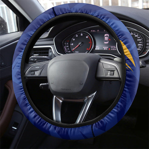 West Coast Eagles Australian Football Steering Wheel Cover Powerful Eagle Mascot - Bold Team Colors