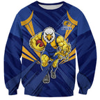 West Coast Eagles Australian Football Sweatshirt Powerful Eagle Mascot - Bold Team Colors