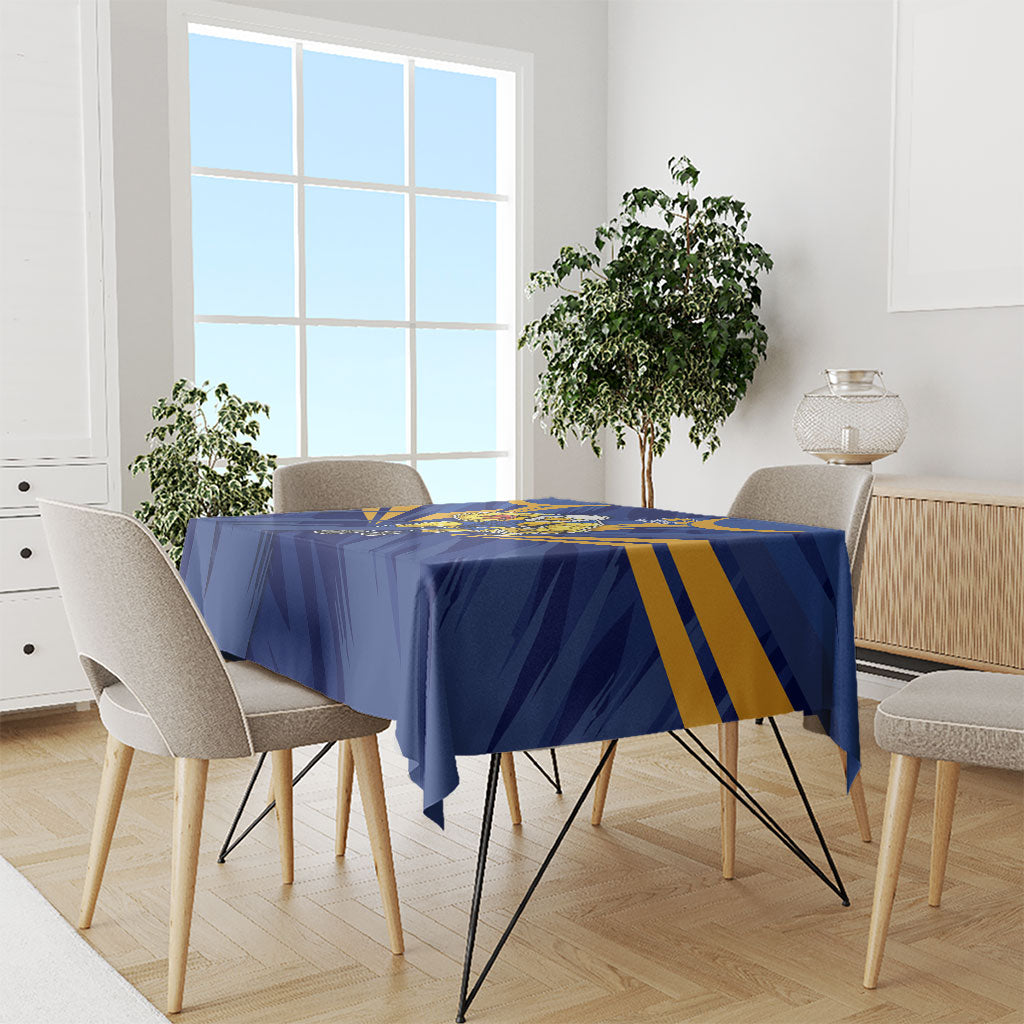 West Coast Eagles Australian Football Tablecloth Powerful Eagle Mascot - Bold Team Colors