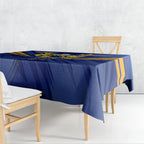 West Coast Eagles Australian Football Tablecloth Powerful Eagle Mascot - Bold Team Colors