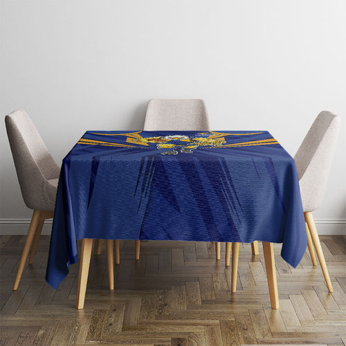West Coast Eagles Australian Football Tablecloth Powerful Eagle Mascot - Bold Team Colors
