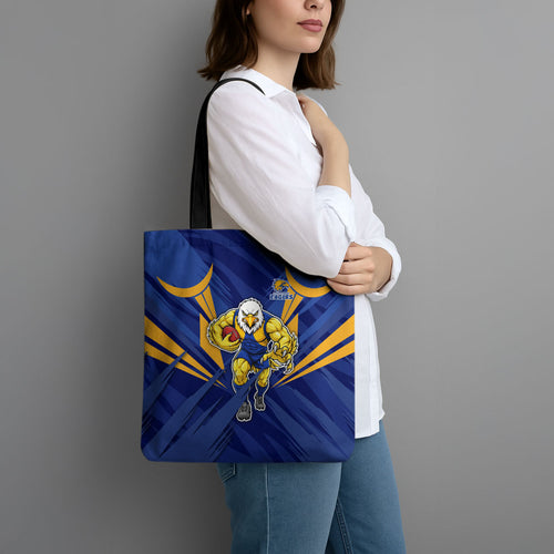West Coast Eagles Australian Football Tote Bag Powerful Eagle Mascot - Bold Team Colors