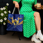 West Coast Eagles Australian Football Tote Bag Powerful Eagle Mascot - Bold Team Colors