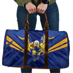 West Coast Eagles Australian Football Travel Bag Powerful Eagle Mascot - Bold Team Colors