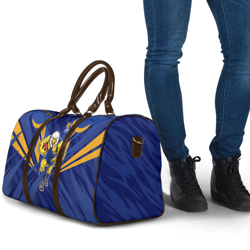West Coast Eagles Australian Football Travel Bag Powerful Eagle Mascot - Bold Team Colors