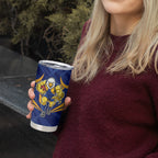 West Coast Eagles Australian Football Tumbler Cup Powerful Eagle Mascot - Bold Team Colors