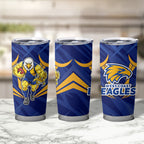 West Coast Eagles Australian Football Tumbler Cup Powerful Eagle Mascot - Bold Team Colors