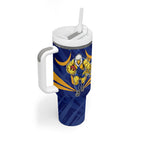 West Coast Eagles Australian Football Tumbler With Handle Powerful Eagle Mascot - Bold Team Colors