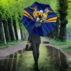 West Coast Eagles Australian Football Umbrella Powerful Eagle Mascot - Bold Team Colors