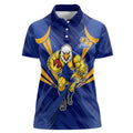 West Coast Eagles Australian Football Women Polo Shirt Powerful Eagle Mascot - Bold Team Colors