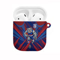 Western Bulldogs Australian Football AirPods Case Aggressive Bulldog Mascot - Bold Team Colors
