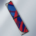 Western Bulldogs Australian Football Auto Sun Shade Aggressive Bulldog Mascot - Bold Team Colors