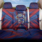 Western Bulldogs Australian Football Back Car Seat Cover Aggressive Bulldog Mascot - Bold Team Colors