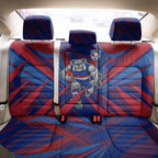 Western Bulldogs Australian Football Back Car Seat Cover Aggressive Bulldog Mascot - Bold Team Colors
