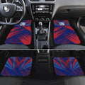 Western Bulldogs Australian Football Car Mats Aggressive Bulldog Mascot - Bold Team Colors