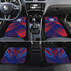 Western Bulldogs Australian Football Car Mats Aggressive Bulldog Mascot - Bold Team Colors