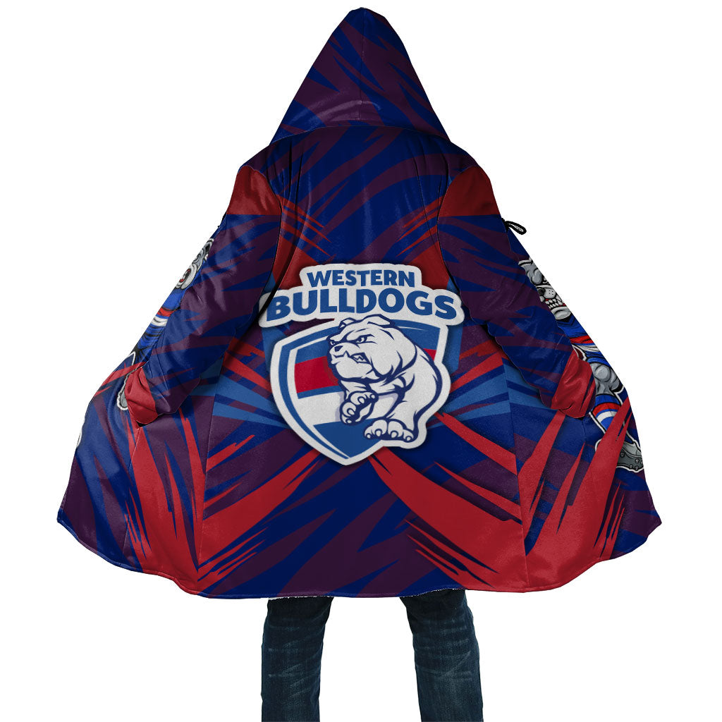 Western Bulldogs Australian Football Cloak Aggressive Bulldog Mascot - Bold Team Colors