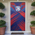 Western Bulldogs Australian Football Door Cover Aggressive Bulldog Mascot - Bold Team Colors
