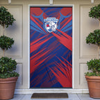 Western Bulldogs Australian Football Door Cover Aggressive Bulldog Mascot - Bold Team Colors