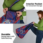 Western Bulldogs Australian Football Grocery Bag Aggressive Bulldog Mascot - Bold Team Colors
