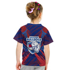 Western Bulldogs Australian Football Kid T Shirt Aggressive Bulldog Mascot - Bold Team Colors