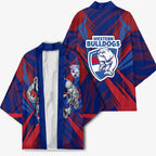 Western Bulldogs Australian Football Kimono Aggressive Bulldog Mascot - Bold Team Colors