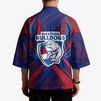 Western Bulldogs Australian Football Kimono Aggressive Bulldog Mascot - Bold Team Colors