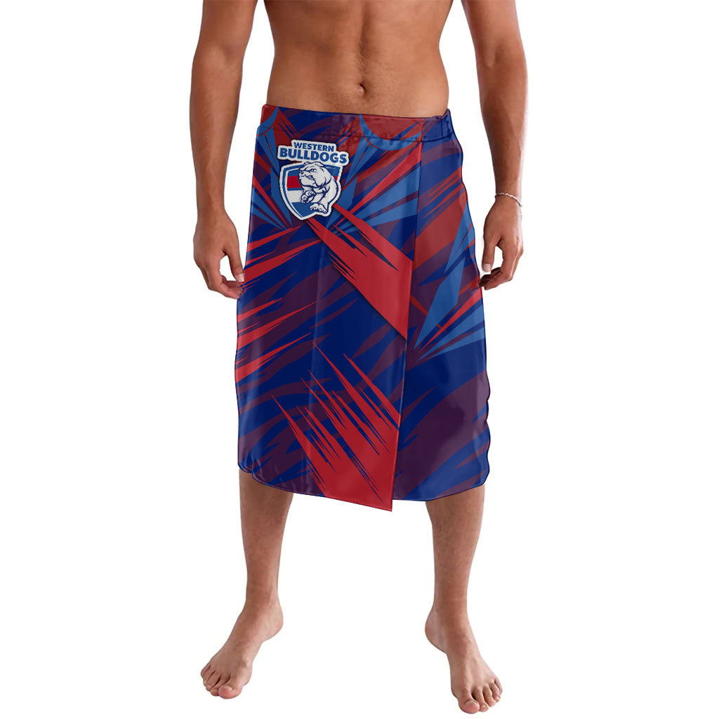 Western Bulldogs Australian Football Lavalava Aggressive Bulldog Mascot - Bold Team Colors