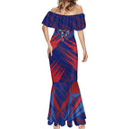 Western Bulldogs Australian Football Mermaid Dress Aggressive Bulldog Mascot - Bold Team Colors
