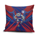 Western Bulldogs Australian Football Pillow Cover Aggressive Bulldog Mascot - Bold Team Colors