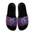 Western Bulldogs Australian Football Slide Sandals Aggressive Bulldog Mascot - Bold Team Colors