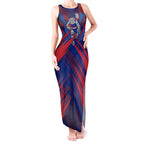 Western Bulldogs Australian Football Tank Maxi Dress Aggressive Bulldog Mascot - Bold Team Colors