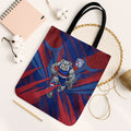 Western Bulldogs Australian Football Tote Bag Aggressive Bulldog Mascot - Bold Team Colors