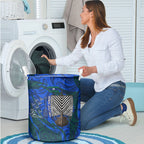 Torres Strait Islanders Forever Voyagers Laundry Basket Indigenous Australian Tribal Canoe Art